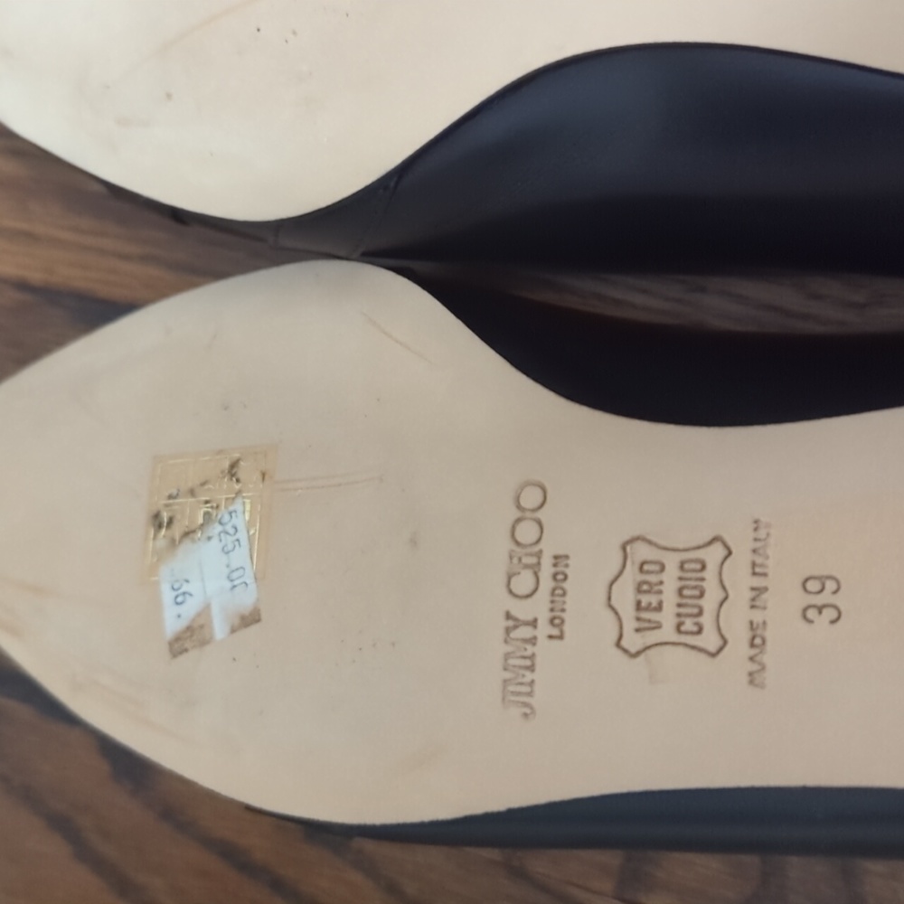 Jimmy Choo Black Flats - Picture 4 of 8